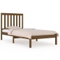 vidaXL Massivholzbett Honigbraun Kiefer 75x190 cm vidaXL Massivholzbett Honigbraun Kiefer 75x190 cm
