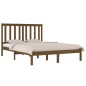 vidaXL Massivholzbett Honigbraun Kiefer 120x190 cm vidaXL Massivholzbett Honigbraun Kiefer 120x190 cm
