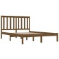 vidaXL Massivholzbett Honigbraun Kiefer 135x190 cm vidaXL Massivholzbett Honigbraun Kiefer 135x190 cm
