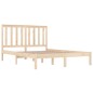vidaXL Massivholzbett Kiefer 120x190 cm vidaXL Massivholzbett Kiefer 120x190 cm