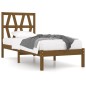 vidaXL Massivholzbett Honigbraun Kiefer 75x190 cm vidaXL Massivholzbett Honigbraun Kiefer 75x190 cm