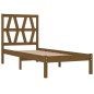 vidaXL Massivholzbett Honigbraun Kiefer 75x190 cm vidaXL Massivholzbett Honigbraun Kiefer 75x190 cm