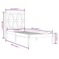 vidaXL Massivholzbett Honigbraun Kiefer 75x190 cm vidaXL Massivholzbett Honigbraun Kiefer 75x190 cm