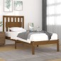 vidaXL Massivholzbett Honigbraun Kiefer 75x190 cm vidaXL Massivholzbett Honigbraun Kiefer 75x190 cm