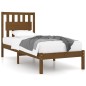 vidaXL Massivholzbett Honigbraun Kiefer 75x190 cm vidaXL Massivholzbett Honigbraun Kiefer 75x190 cm