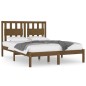 vidaXL Massivholzbett Honigbraun Kiefer 140x190 cm vidaXL Massivholzbett Honigbraun Kiefer 140x190 cm