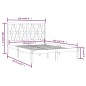 vidaXL Massivholzbett Grau Kiefer 120x190 cm