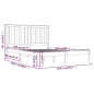 vidaXL Massivholzbett Grau Kiefer 160x200 cm vidaXL Massivholzbett Grau Kiefer 160x200 cm