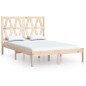 vidaXL Massivholzbett Kiefer 120x190 cm vidaXL Massivholzbett Kiefer 120x190 cm