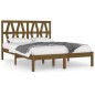 vidaXL Massivholzbett Honigbraun Kiefer 135x190 cm vidaXL Massivholzbett Honigbraun Kiefer 135x190 cm