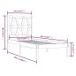 vidaXL Massivholzbett Weiß Kiefer 100x200 cm vidaXL Massivholzbett Weiß Kiefer 100x200 cm