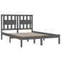 vidaXL Massivholzbett Grau Kiefer 120x190 cm vidaXL Massivholzbett Grau Kiefer 120x190 cm