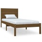 vidaXL Massivholzbett Honigbraun 75x190 cm vidaXL Massivholzbett Honigbraun 75x190 cm