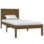 vidaXL Massivholzbett Honigbraun 75x190 cm vidaXL Massivholzbett Honigbraun 75x190 cm