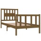 vidaXL Massivholzbett Honigbraun 90x190 cm vidaXL Massivholzbett Honigbraun 90x190 cm