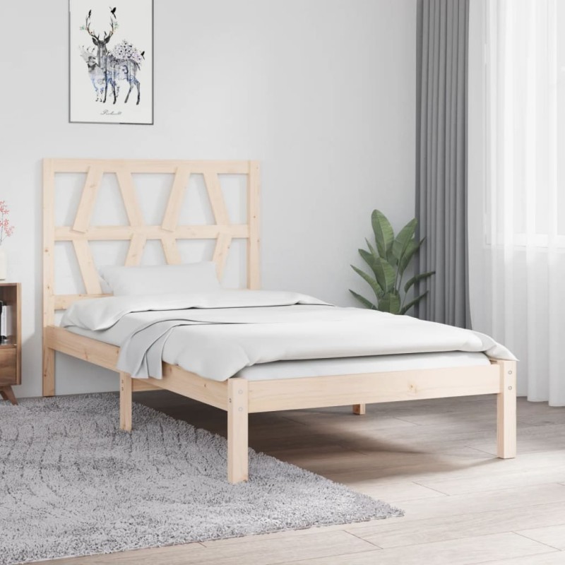 vidaXL Massivholzbett Kiefer 90x200 cm vidaXL Massivholzbett Kiefer 90x200 cm
