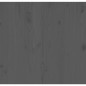 vidaXL Massivholzbett Grau 120x190 cm vidaXL Massivholzbett Grau 120x190 cm