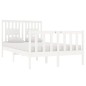 vidaXL Massivholzbett Weiß 120x190 cm vidaXL Massivholzbett Weiß 120x190 cm