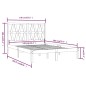 vidaXL Massivholzbett Grau Kiefer 140x200 cm vidaXL Massivholzbett Grau Kiefer 140x200 cm