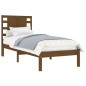 vidaXL Massivholzbett Honigbraun 75x190 cm vidaXL Massivholzbett Honigbraun 75x190 cm