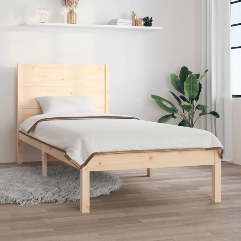 vidaXL Massivholzbett Kiefer 90x200 cm vidaXL Massivholzbett Kiefer 90x200 cm