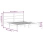 vidaXL Massivholzbett Schwarz Kiefer 200x200 cm vidaXL Massivholzbett Schwarz Kiefer 200x200 cm