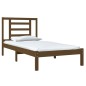vidaXL Massivholzbett Honigbraun 75x190 cm vidaXL Massivholzbett Honigbraun 75x190 cm