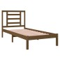 vidaXL Massivholzbett Honigbraun 75x190 cm vidaXL Massivholzbett Honigbraun 75x190 cm