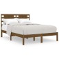 vidaXL Massivholzbett Honigbraun 135x190 cm vidaXL Massivholzbett Honigbraun 135x190 cm