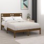 vidaXL Massivholzbett Honigbraun Kiefer 140x190 cm vidaXL Massivholzbett Honigbraun Kiefer 140x190 cm