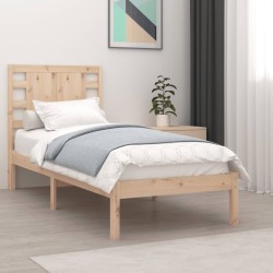 vidaXL Massivholzbett Kiefer 90x200 cm