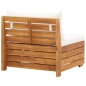 2-Sitzer-Gartensofa mit Kissen Massivholz Akazie 2-Sitzer-Gartensofa mit Kissen Massivholz Akazie