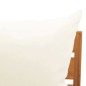 2-Sitzer-Gartensofa mit Kissen Massivholz Akazie 2-Sitzer-Gartensofa mit Kissen Massivholz Akazie