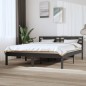 vidaXL Massivholzbett Grau Kiefer 140x200 cm vidaXL Massivholzbett Grau Kiefer 140x200 cm