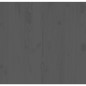 vidaXL Massivholzbett Grau 135x190 cm vidaXL Massivholzbett Grau 135x190 cm