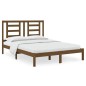 vidaXL Massivholzbett Honigbraun Kiefer 135x190 cm vidaXL Massivholzbett Honigbraun Kiefer 135x190 cm