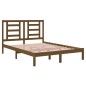 vidaXL Massivholzbett Honigbraun Kiefer 135x190 cm vidaXL Massivholzbett Honigbraun Kiefer 135x190 cm