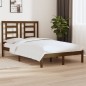 vidaXL Massivholzbett Honigbraun 120x190 cm vidaXL Massivholzbett Honigbraun 120x190 cm