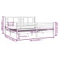 vidaXL Massivholzbett Honigbraun Kiefer 200x200 cm vidaXL Massivholzbett Honigbraun Kiefer 200x200 cm
