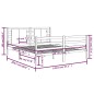 vidaXL Massivholzbett Kiefer 140x200 cm vidaXL Massivholzbett Kiefer 140x200 cm