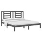 vidaXL Massivholzbett Grau 180x200 cm vidaXL Massivholzbett Grau 180x200 cm