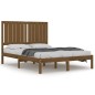vidaXL Massivholzbett Honigbraun 120x190 cm vidaXL Massivholzbett Honigbraun 120x190 cm