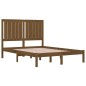 vidaXL Massivholzbett Honigbraun 120x190 cm vidaXL Massivholzbett Honigbraun 120x190 cm