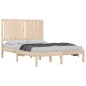 vidaXL Massivholzbett 120x190 cm
