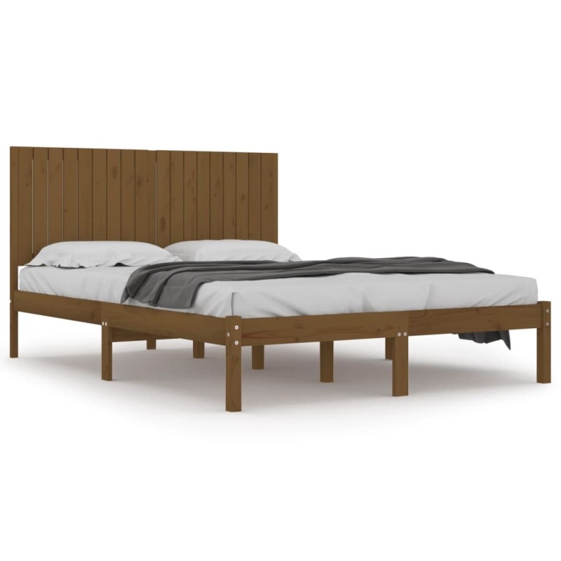 vidaXL Massivholzbett Honigbraun 180x200 cm vidaXL Massivholzbett Honigbraun 180x200 cm