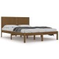 vidaXL Massivholzbett Honigbraun Kiefer 200x200 cm vidaXL Massivholzbett Honigbraun Kiefer 200x200 cm