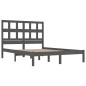 vidaXL Massivholzbett Grau Kiefer 140x190 cm vidaXL Massivholzbett Grau Kiefer 140x190 cm