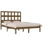 vidaXL Massivholzbett Honigbraun 120x190 cm vidaXL Massivholzbett Honigbraun 120x190 cm