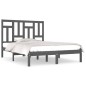 vidaXL Massivholzbett Grau Kiefer 140x190 cm vidaXL Massivholzbett Grau Kiefer 140x190 cm