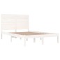 vidaXL Massivholzbett Weiß 140x190 cm vidaXL Massivholzbett Weiß 140x190 cm